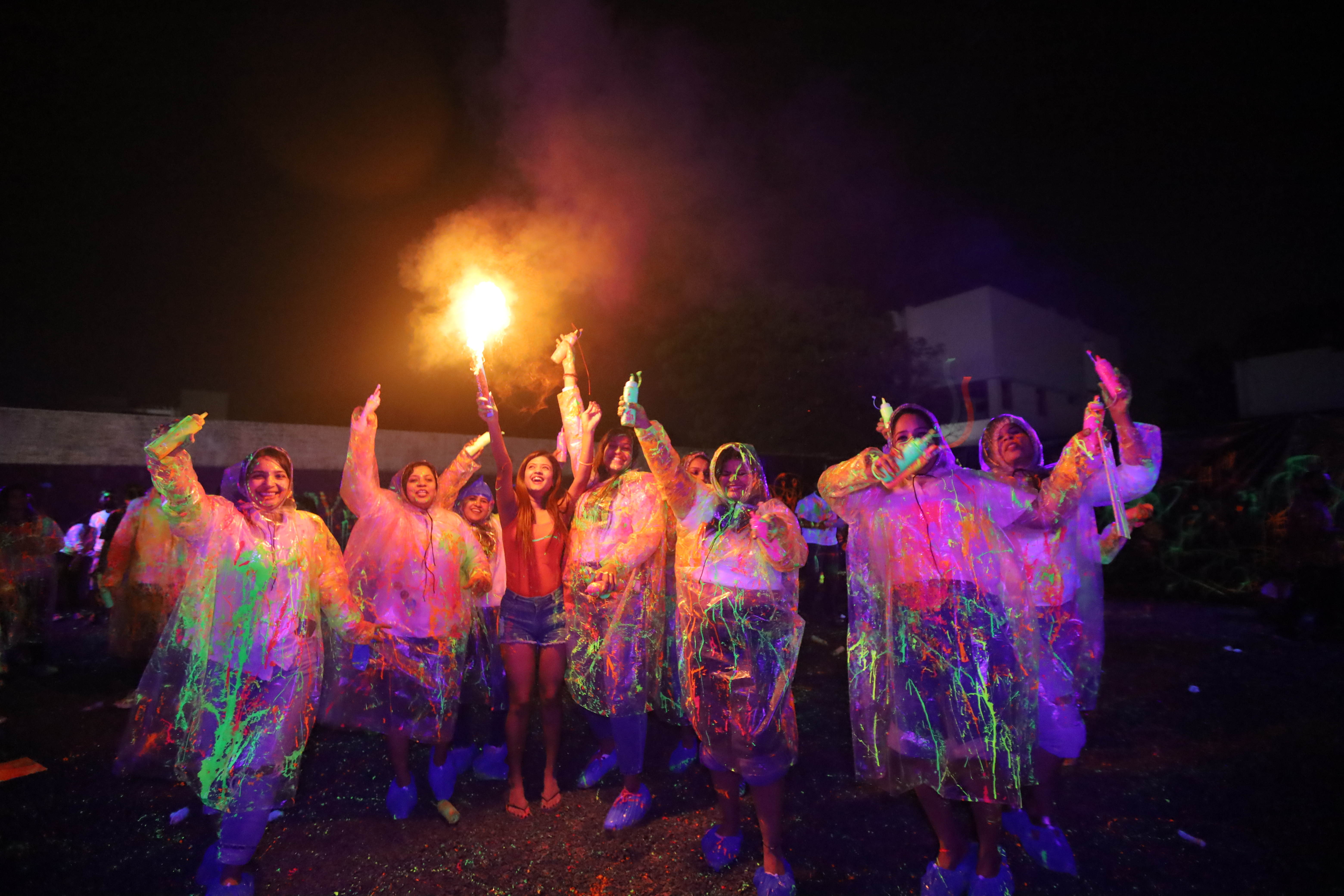 Neon paint party · slideshow · 1